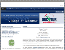 Tablet Screenshot of decaturmi.org